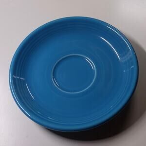 Fiesta Ware Peacock Blue Saucer Plate USA Homer Laughlin Replacement